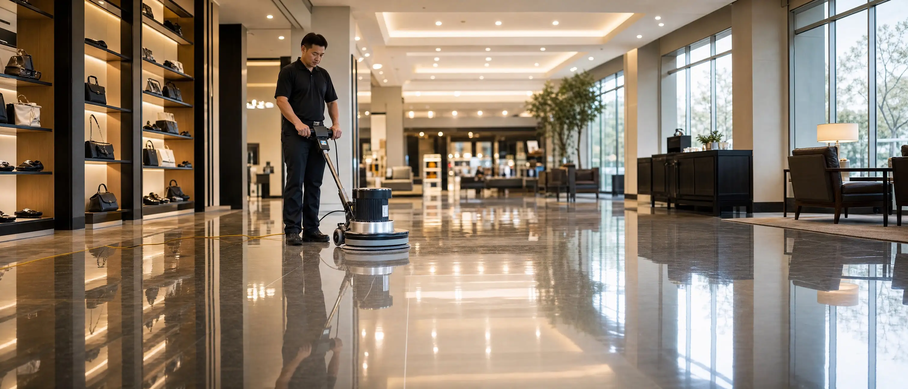 VCT Floor Cleaning by Rhode Island Cleaning Service
